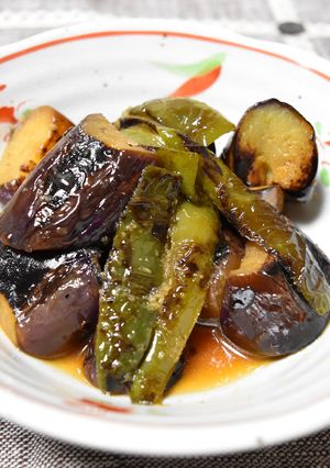 たっぷり夏野菜★ナスとピーマンの焼き浸し-レシピのメイン写真