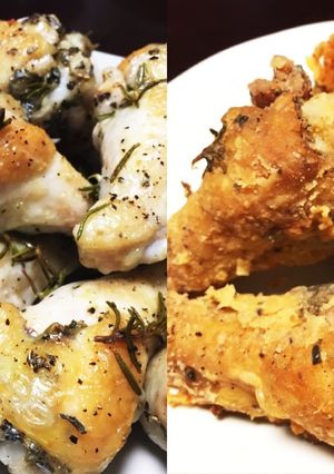 手羽元のロースト☆からのフライドチキン-レシピのメイン写真
