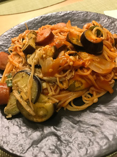 低糖質！えのき麺でナポリタン-レシピのメイン写真