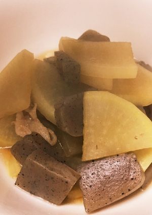 豚バラ大根のこんにゃく入り！簡単☆-レシピのメイン写真
