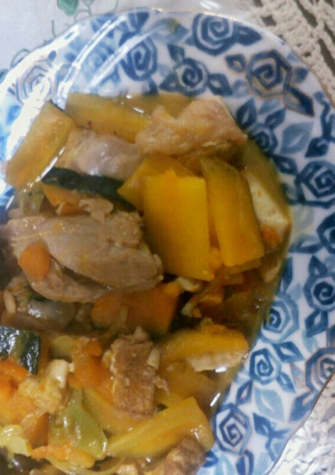 鶏肉と厚揚げの炒め蒸し-レシピのメイン写真