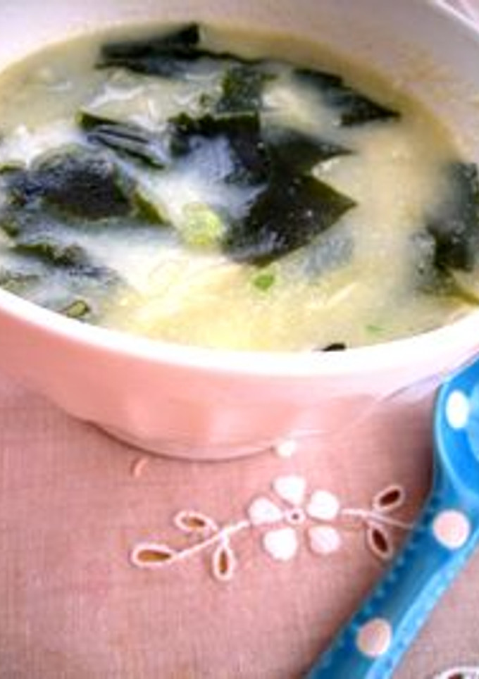 ちょっぴりコクがある簡単！豆乳スープ-レシピのメイン写真