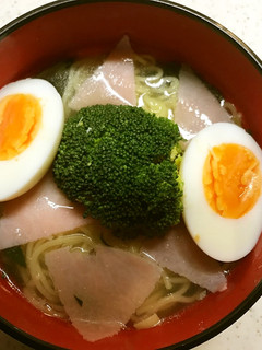 ブロッコリー入り塩ラーメン-レシピのメイン写真