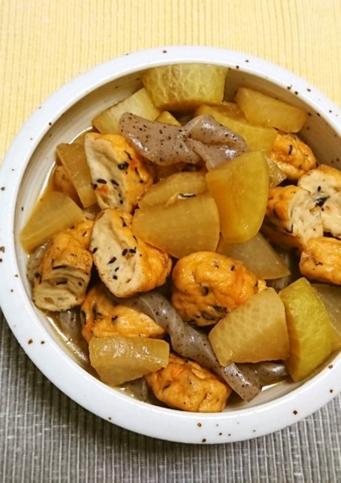 がんもと大根とこんにゃくの煮物♪-レシピのメイン写真