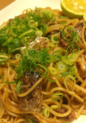 サンマのパスタ-レシピのメイン写真