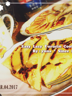 しっとりフワフワ♪林檎のパンケーキ-レシピのメイン写真