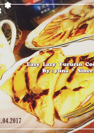 しっとりフワフワ♪林檎のパンケーキ-レシピのメイン写真