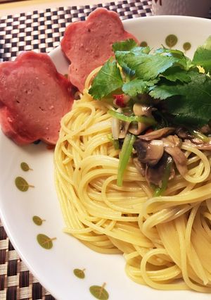 みつばのペペロンチーノ 〜 春らしく-レシピのメイン写真