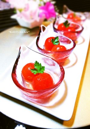 プチトマトの蜂蜜レモン漬け-レシピのメイン写真