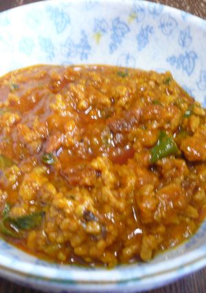 牛蒡入り豚肉キーマカレー風-レシピのメイン写真
