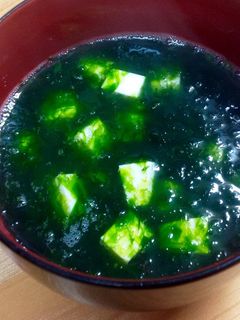 青のりと豆腐で簡単☆お吸い物☆-レシピのメイン写真