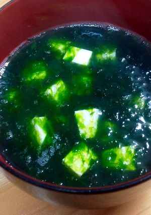 青のりと豆腐で簡単☆お吸い物☆-レシピのメイン写真