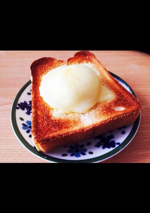 【簡単】パパの大福トースト【おやつ】-レシピのメイン写真