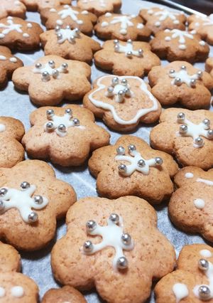 春に作ろう♫サクサク全粒粉クッキー!-レシピのメイン写真