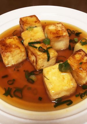お好み焼き粉で◎揚げ出しあんかけ豆腐-レシピのメイン写真