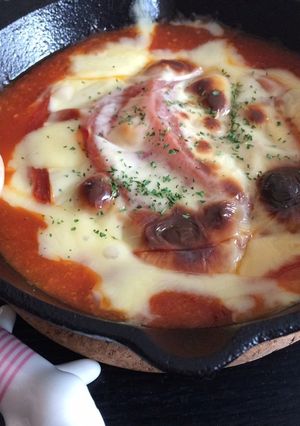 トマトチーズ焼き-レシピのメイン写真