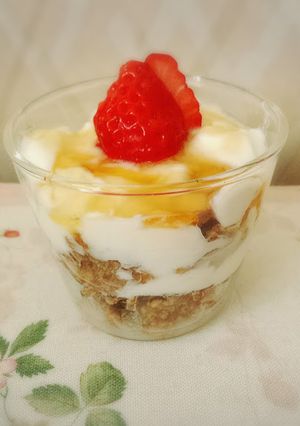 ヨーグルト＆フレークの簡単ケーキ-レシピのメイン写真