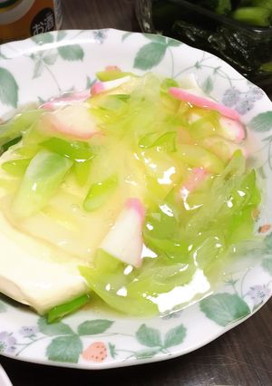 ぷるんぷるんでとろりん！ネギ餡かけ温奴☆-レシピのメイン写真