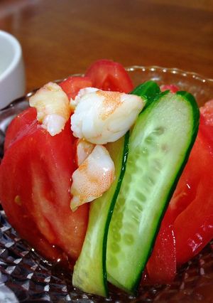 中華風簡単トマトサラダ♪-レシピのメイン写真