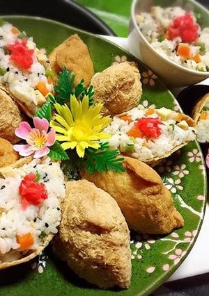 裏返しも混ぜて食感楽しい！ちらしいなり☆-レシピのメイン写真