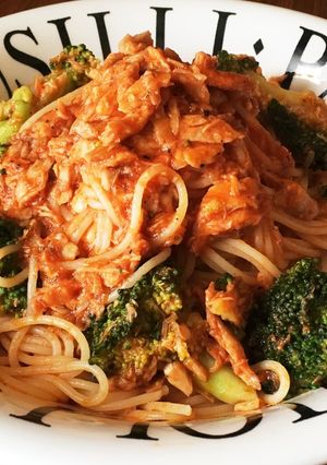 簡単!ツナとブロッコリーのパスタ-レシピのメイン写真