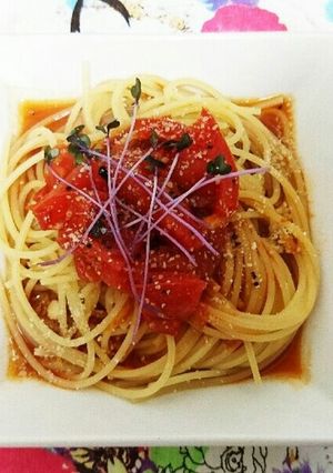 野菜が取れるトマトパスタ-レシピのメイン写真