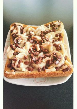 朝食に！おやつに！チョコバナナトースト-レシピのメイン写真