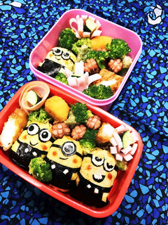ミニオンズキャラ弁-レシピのメイン写真