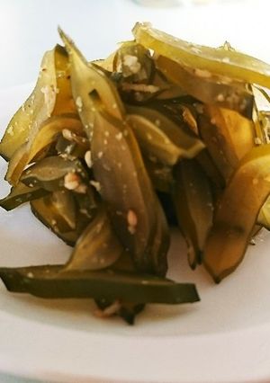 ご飯のおともに☆コリッと茎こぶの佃煮風-レシピのメイン写真