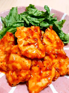 簡単!トマト味の鶏むね肉ソテー-レシピのメイン写真