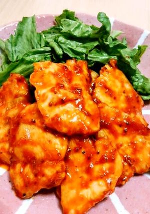 簡単！トマト味の鶏むね肉ソテー-レシピのメイン写真