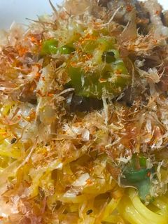 フライパンひとつ☆豚肉とネギの和風パスタ-レシピのメイン写真