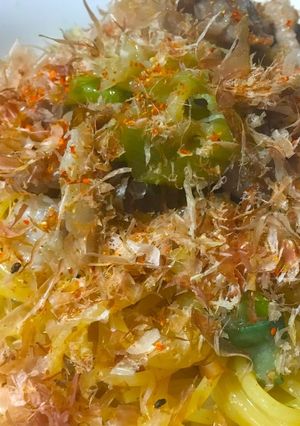 フライパンひとつ☆豚肉とネギの和風パスタ-レシピのメイン写真