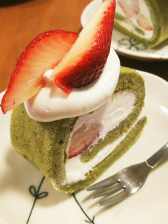 BP無し‼抹茶ロールケーキ♪-レシピのメイン写真