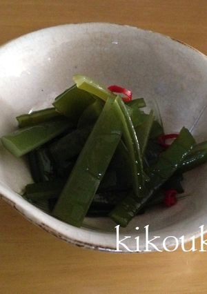 【ダイエット】あの茎わかめをお家でも!-レシピのメイン写真