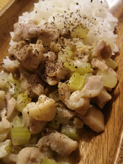 鶏セロリご飯-レシピのメイン写真