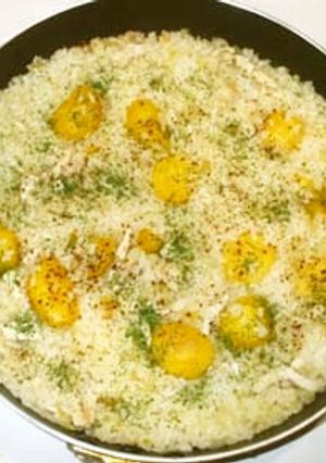 栗と鶏肉のピラフ♪じゃが芋フライパン簡単-レシピのメイン写真