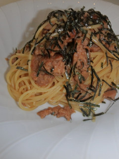 レトルトハンバーグの和風パスタ-レシピのメイン写真