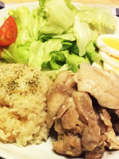 【簡単☆炊飯器調理】アジアンチキンライス-レシピのメイン写真