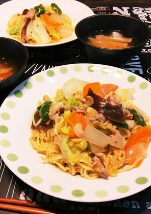 王将ラーメンパック中華あんかけラーメン-レシピのメイン写真
