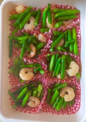 お弁当に♥✿海老とアスパラの中華炒め✿-レシピのメイン写真