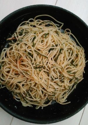 超簡単明太子スパゲティ-レシピのメイン写真