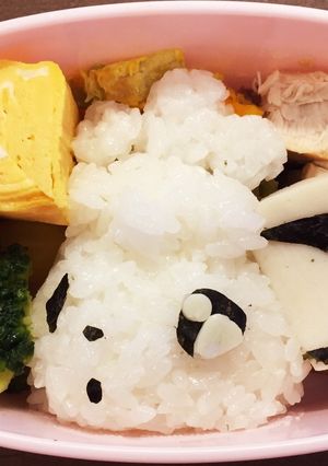 ポケモン アローラロコンのキャラ弁-レシピのメイン写真