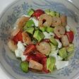 トマトと海老アボカドチーズの洋風ラーメン