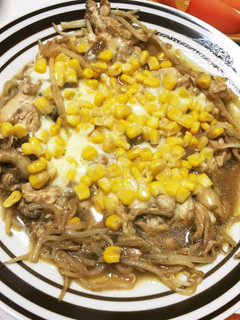 もやしと鶏肉のソースチーズ蒸し-レシピのメイン写真