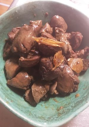 とりキモの甘辛煮-レシピのメイン写真