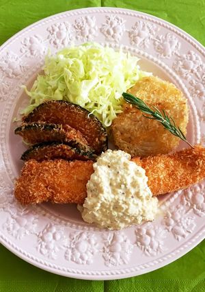 サーモンフライと白いタルタルソース-レシピのメイン写真
