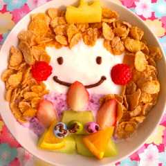 รูปของ お誕生日に♥ハレの日のヨーグルトアート