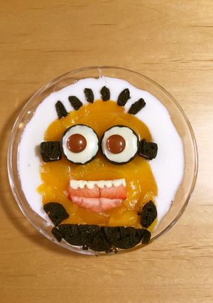 ミニオンヨーグルト-レシピのメイン写真