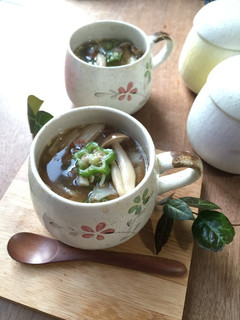 ほっこりきのこと生姜あんかけの卵豆腐-レシピのメイン写真